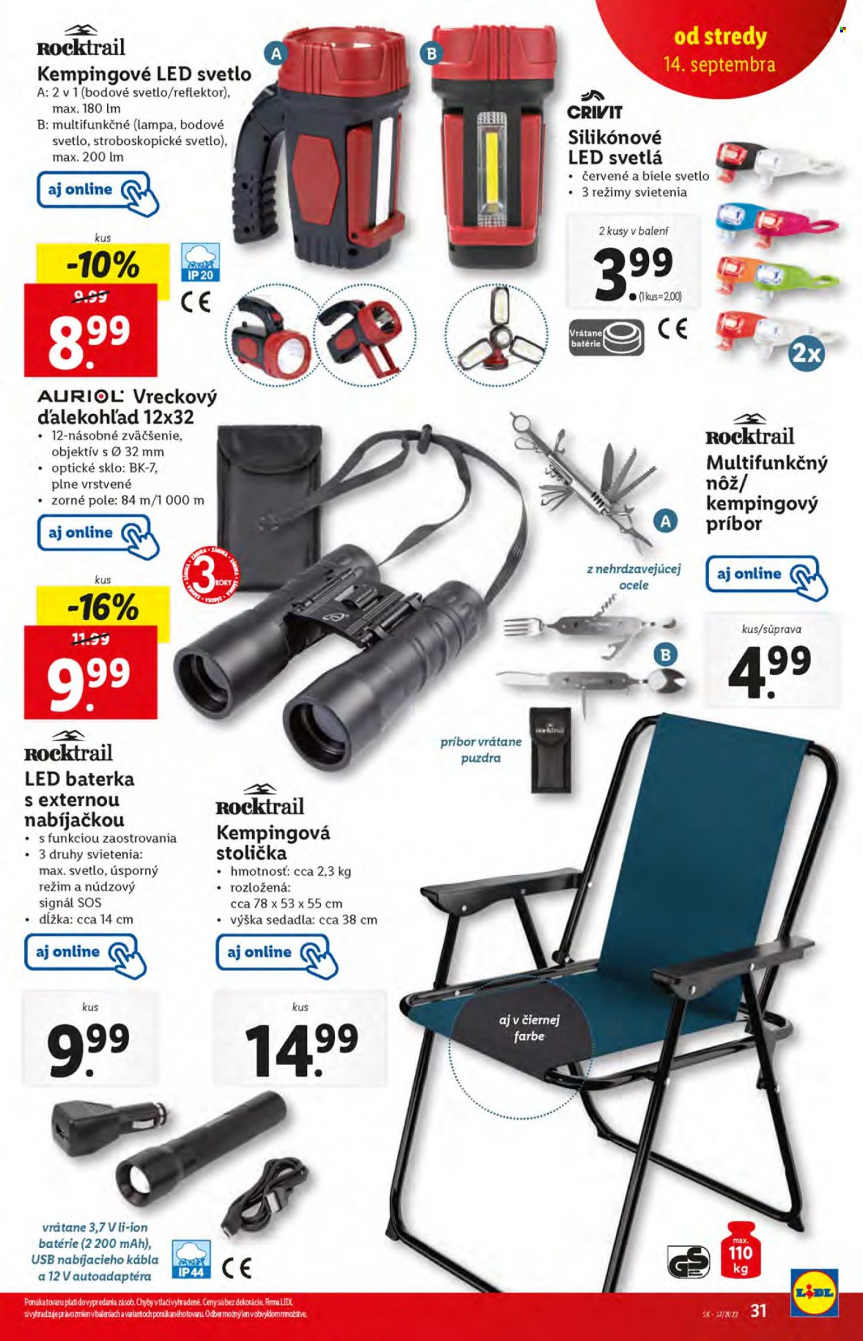 Leták Lidl - 14.9.2022 - 18.9.2022. Strana 31