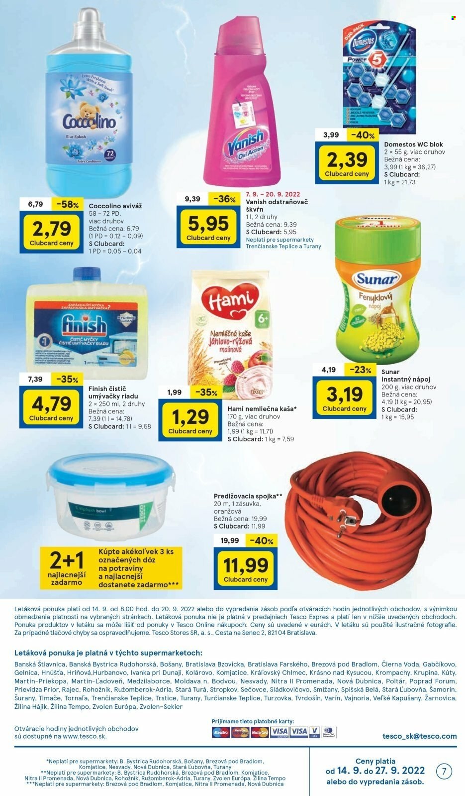 Leták TESCO supermarket - 14.9.2022 - 20.9.2022. Strana 7