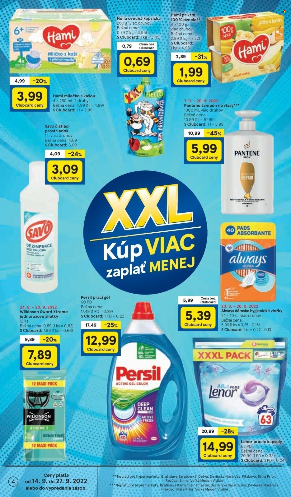 Leták TESCO - 14.9.2022 - 20.9.2022. Strana 4
