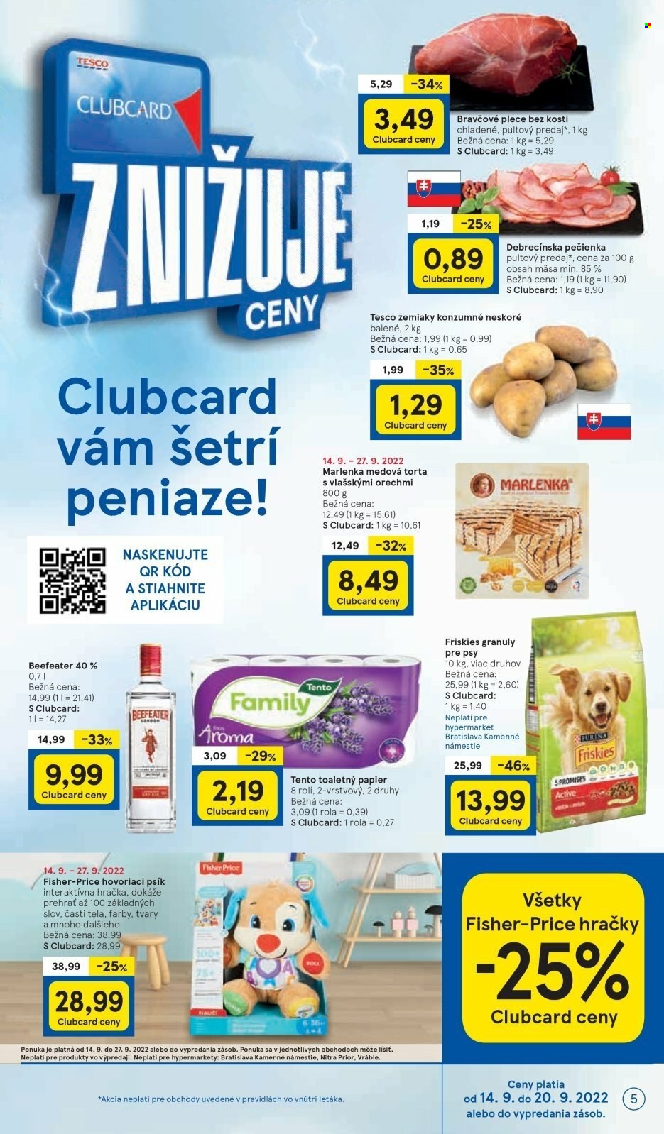 Leták TESCO - 14.9.2022 - 20.9.2022. Strana 5