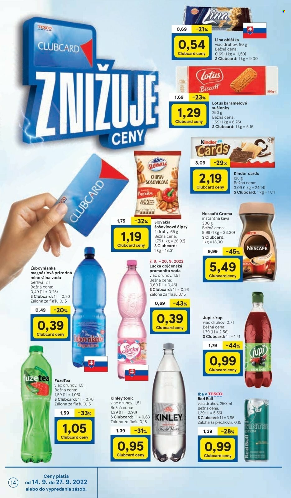 Leták TESCO - 14.9.2022 - 20.9.2022. Strana 14