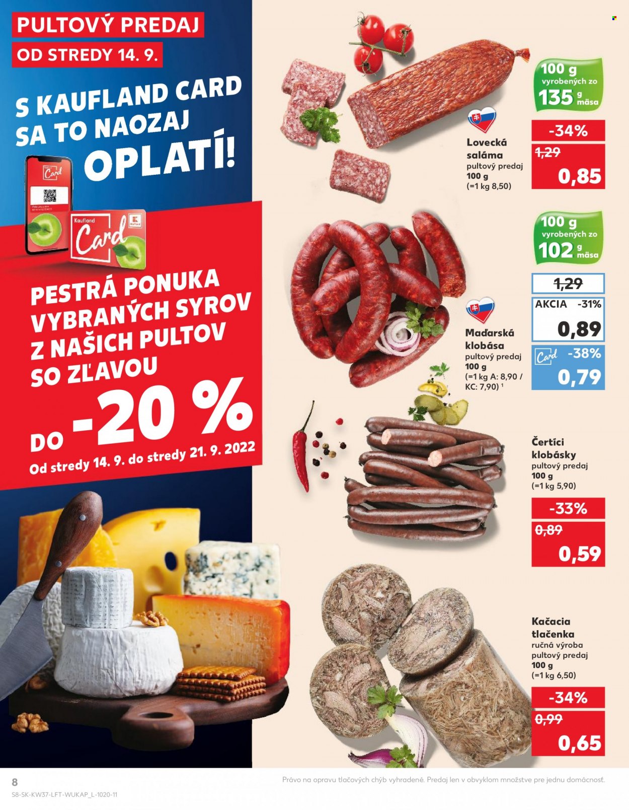 Leták Kaufland - 14.9.2022 - 21.9.2022. Strana 8