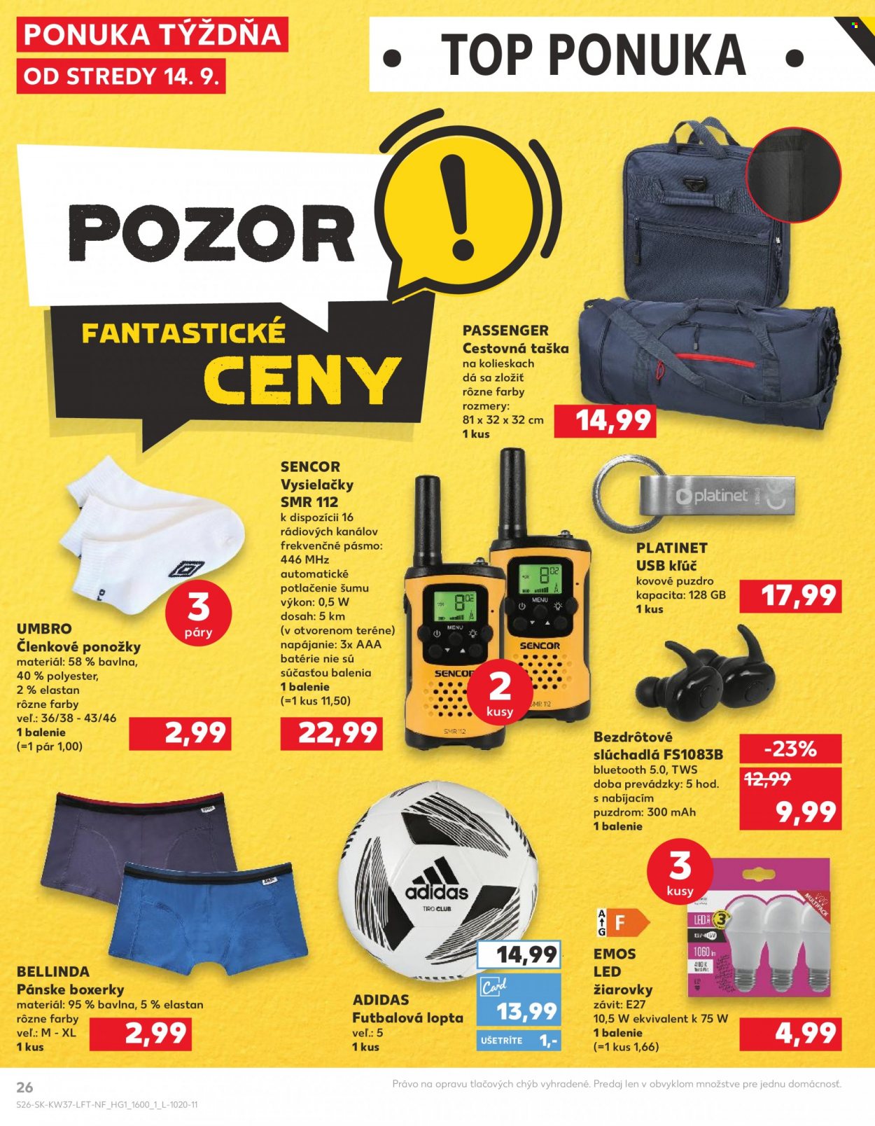 Leták Kaufland - 14.9.2022 - 21.9.2022. Strana 26