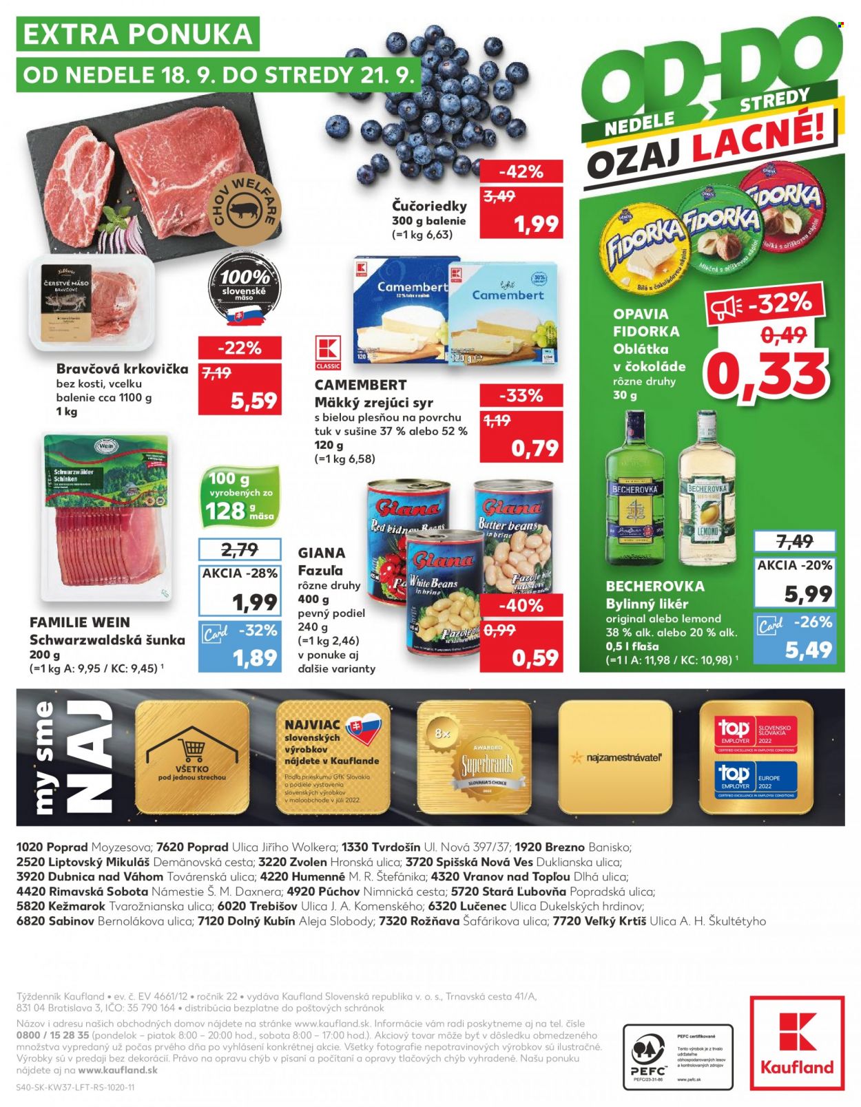 Leták Kaufland - 14.9.2022 - 21.9.2022. Strana 40