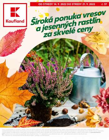 Leták Kaufland - 14.9.2022 - 21.9.2022.