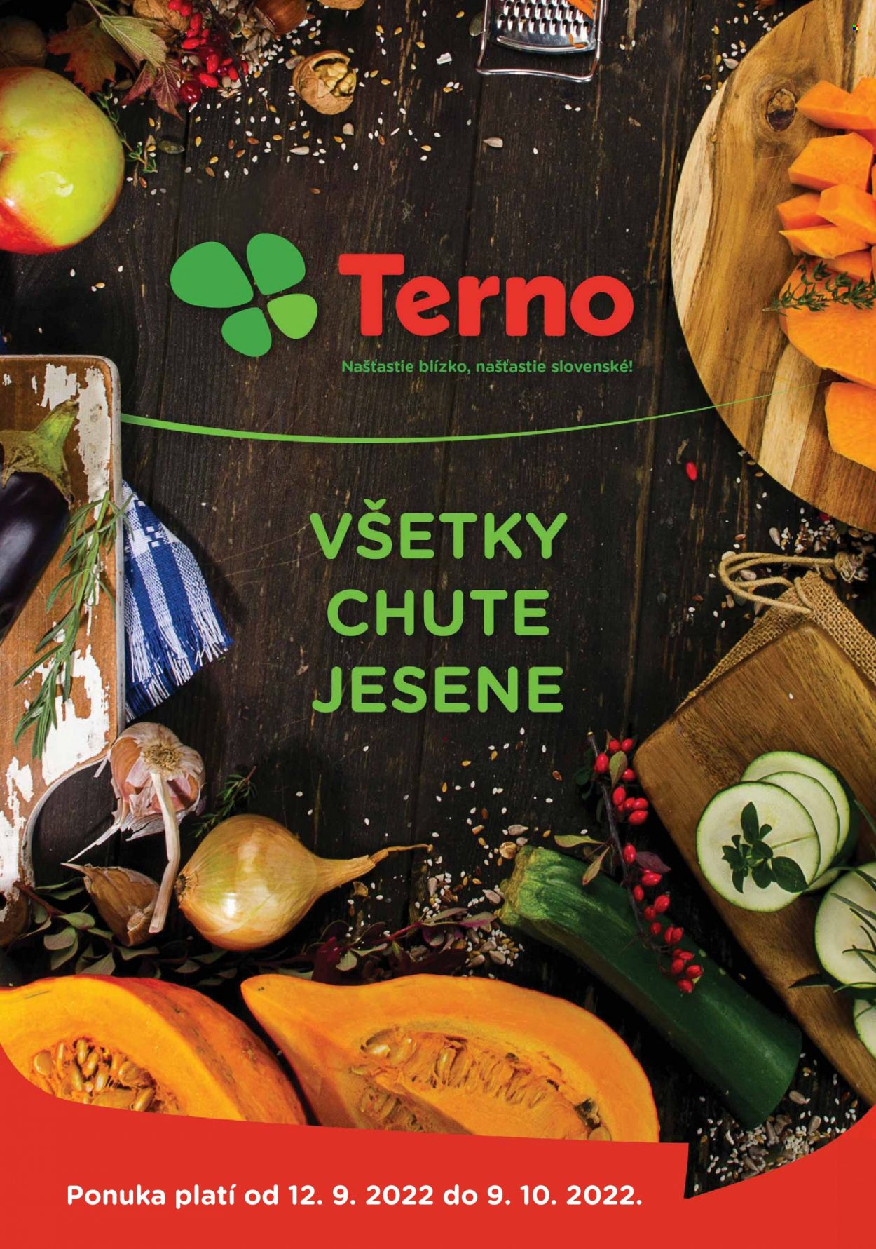 Leták Terno - 12.9.2022 - 9.10.2022. Strana 1