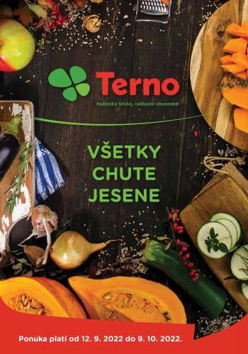Leták Terno - 12.9.2022 - 9.10.2022.