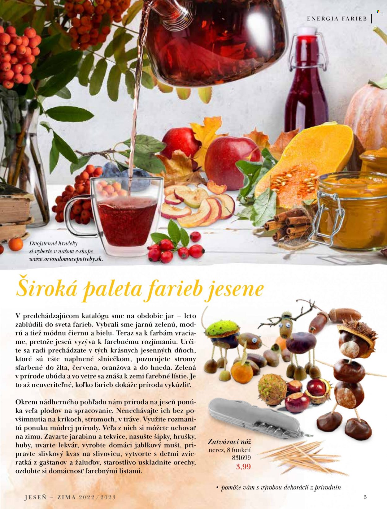 Leták Orion. Strana 5