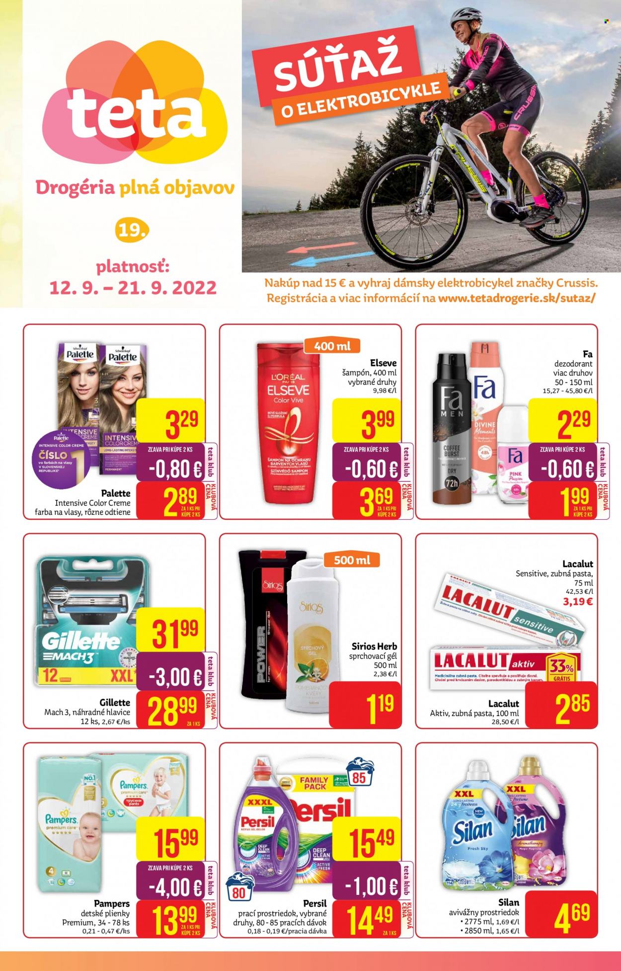 Leták Teta drogerie - 12.9.2022 - 21.9.2022. Strana 1