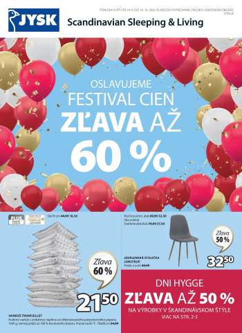 Leták JYSK - 14.9.2022 - 18.10.2022.