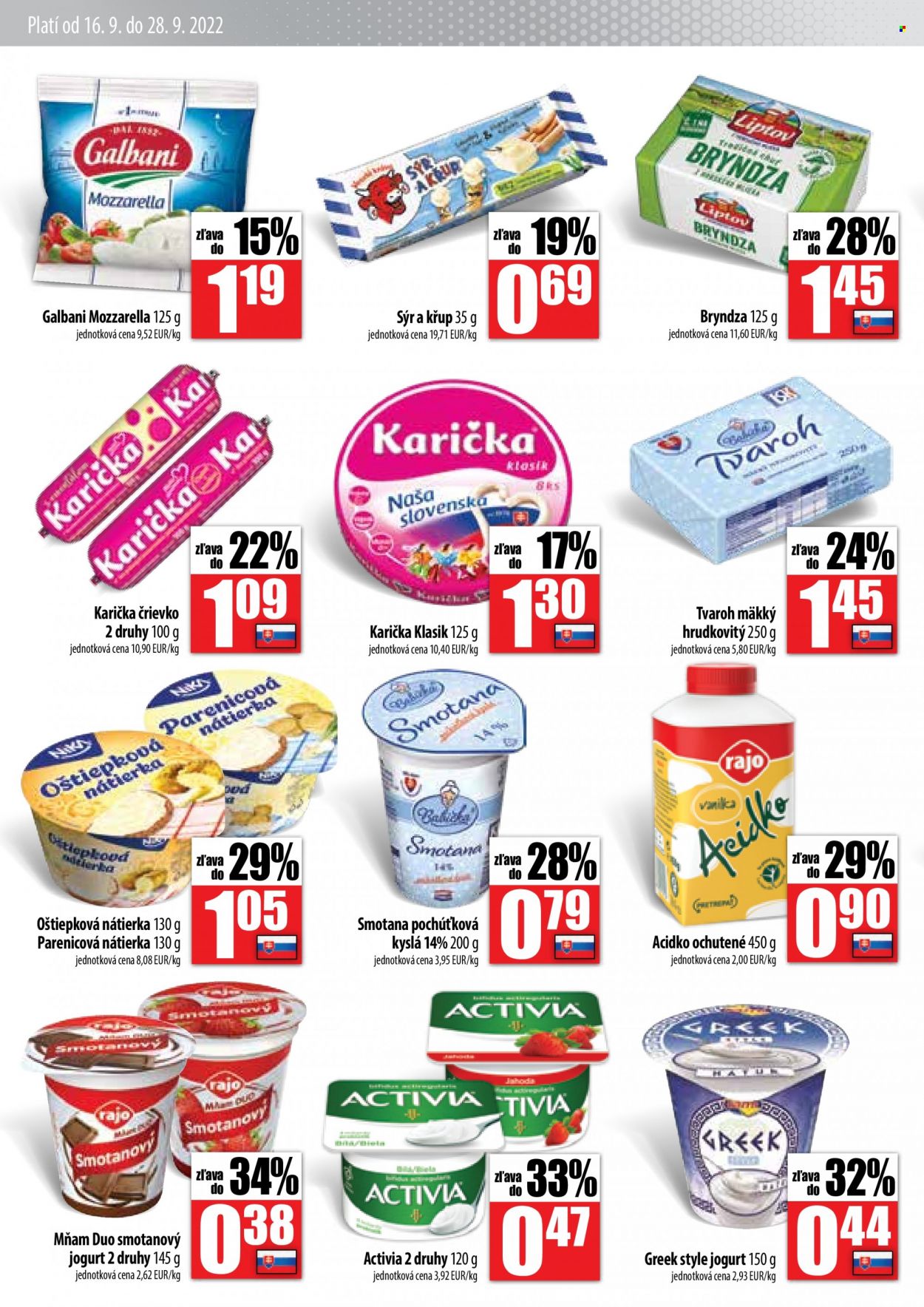 Leták COOP Jednota - 16.9.2022 - 28.9.2022. Strana 4