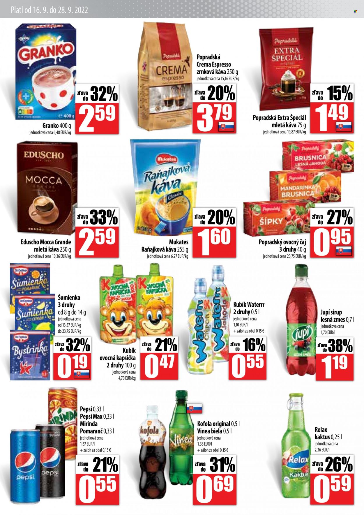Leták COOP Jednota - 16.9.2022 - 28.9.2022. Strana 8
