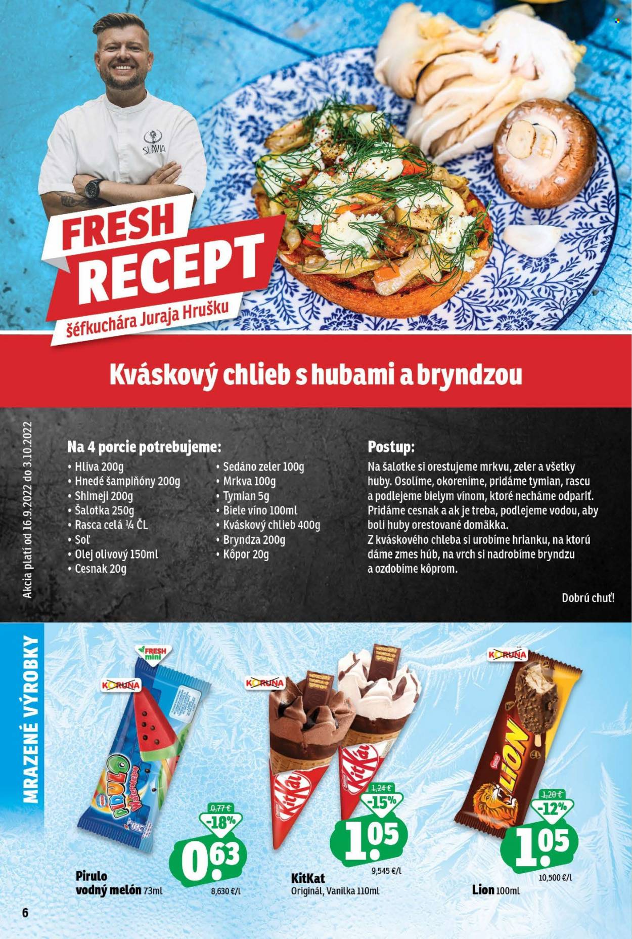 Leták FRESH - 16.9.2022 - 3.10.2022. Strana 6
