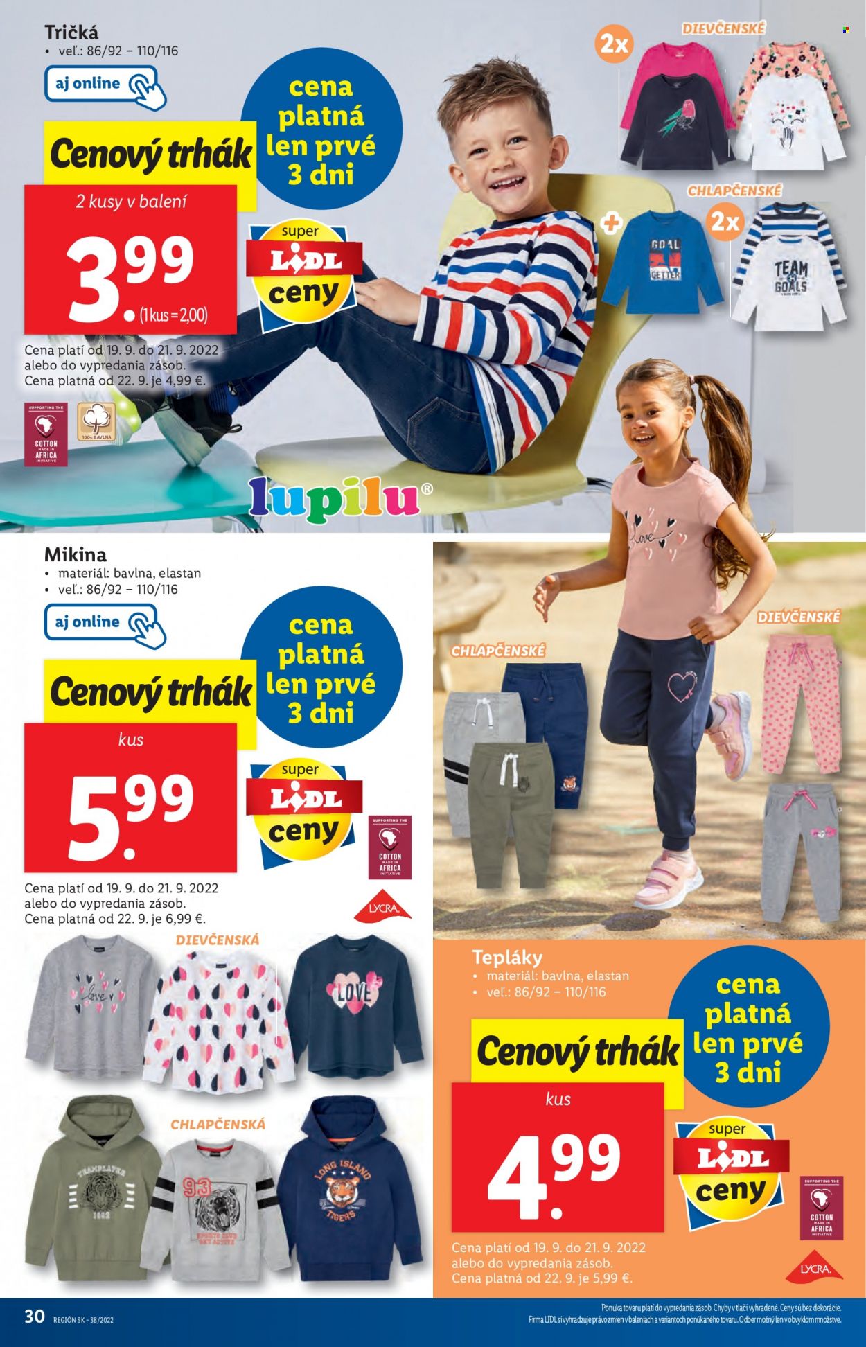 Leták Lidl - 19.9.2022 - 25.9.2022. Strana 30