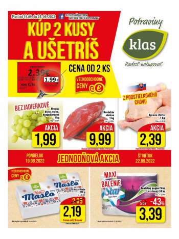 Leták Klas - 19.9.2022 - 25.9.2022.