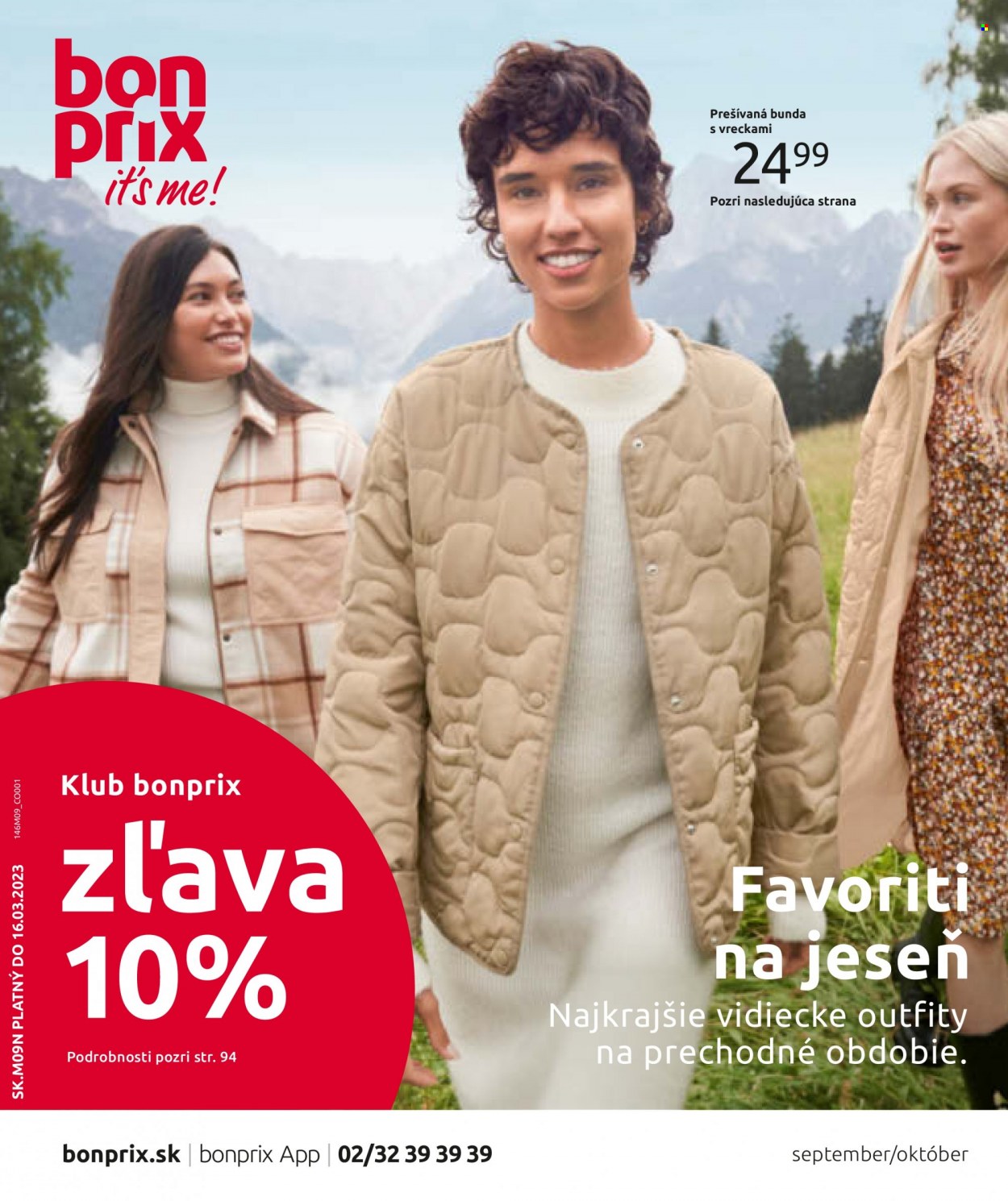 Leták Bonprix - 18.9.2022 - 5.1.2023. Strana 1