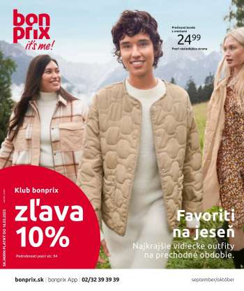 Leták Bonprix - 18.9.2022 - 16.3.2023.