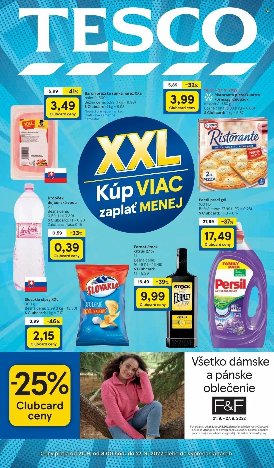 Leták TESCO - 21.9.2022 - 27.9.2022. Strana 1
