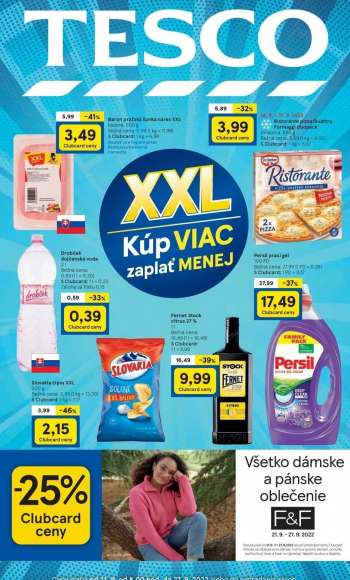 Leták TESCO - 21.9.2022 - 27.9.2022.