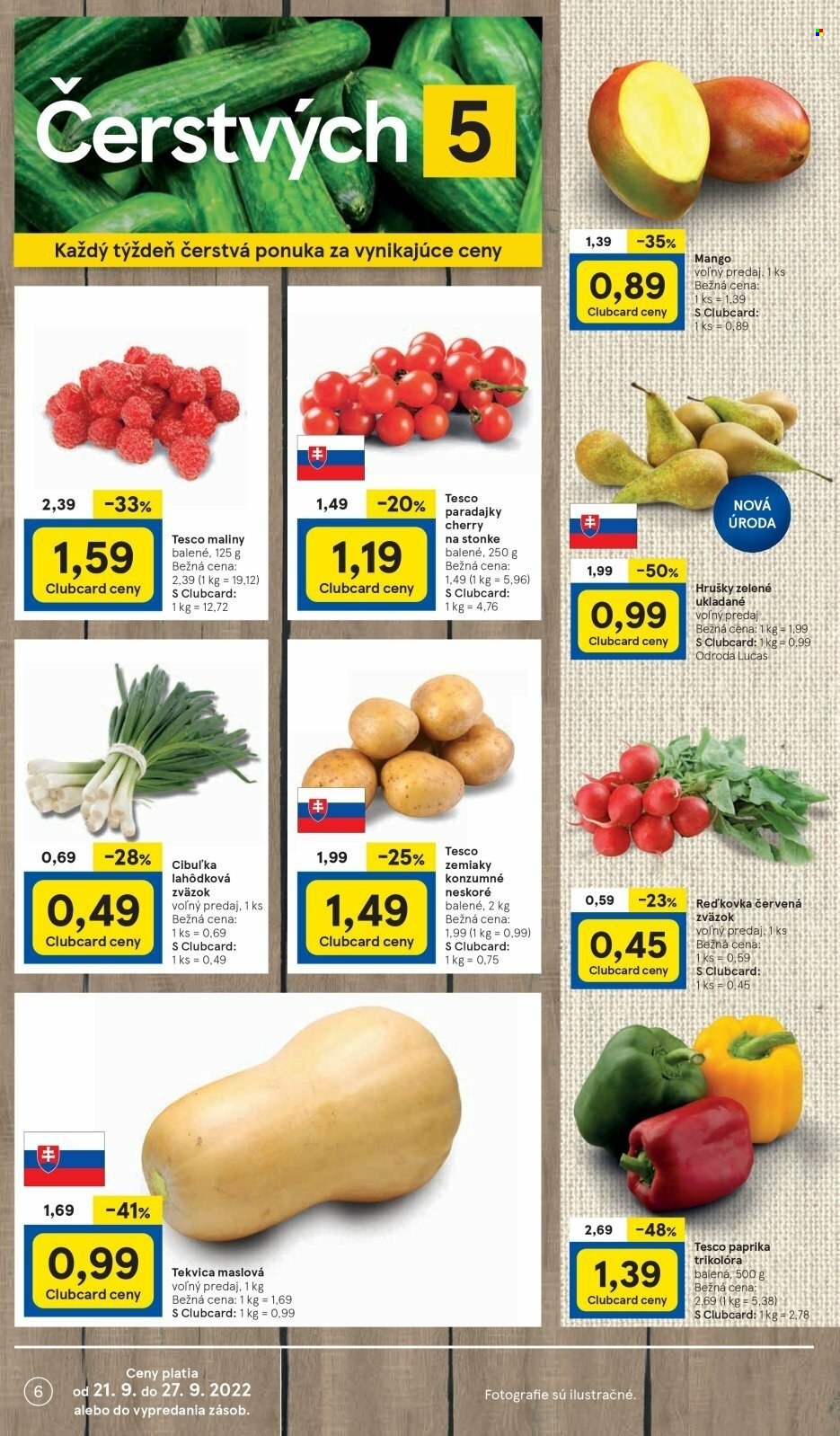 Leták TESCO - 21.9.2022 - 27.9.2022. Strana 6