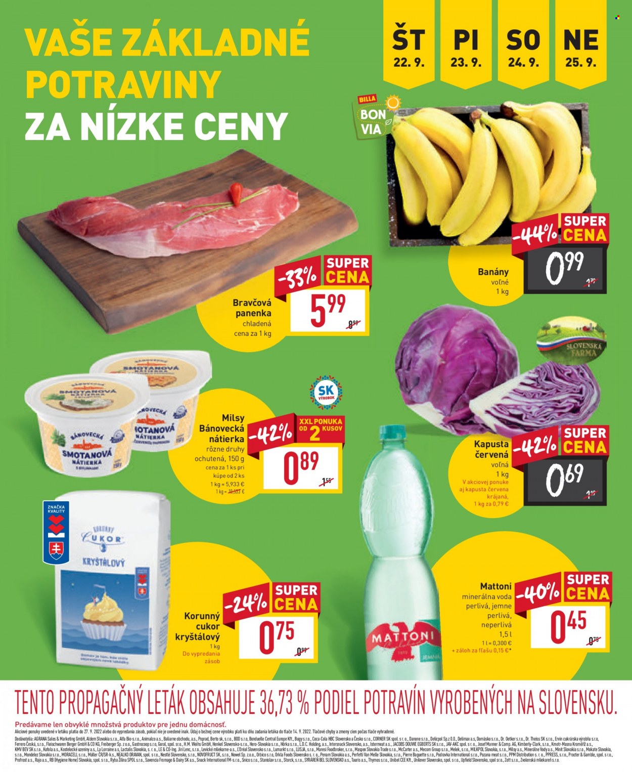 Leták Billa - 21.9.2022 - 27.9.2022. Strana 20