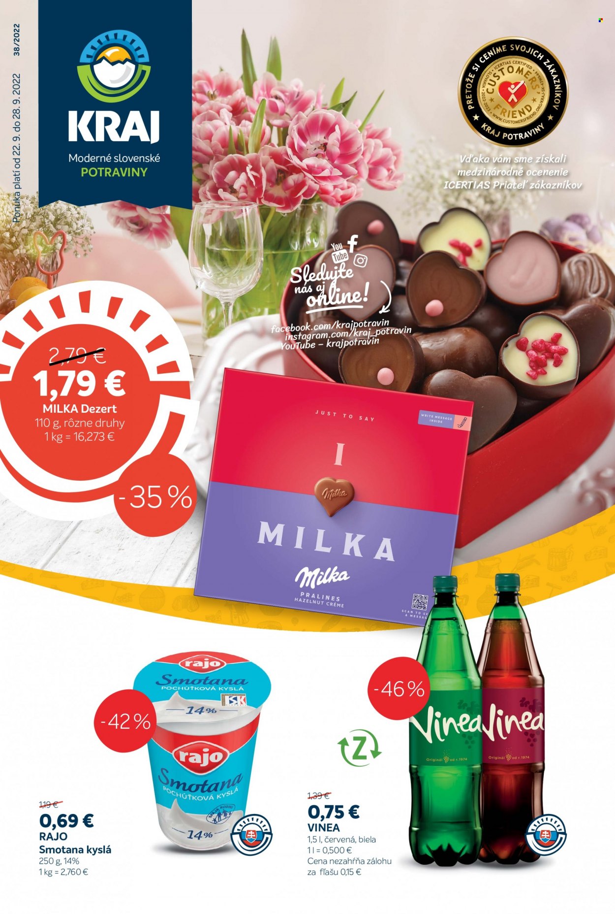 Leták Kraj - 22.9.2022 - 28.9.2022. Strana 1