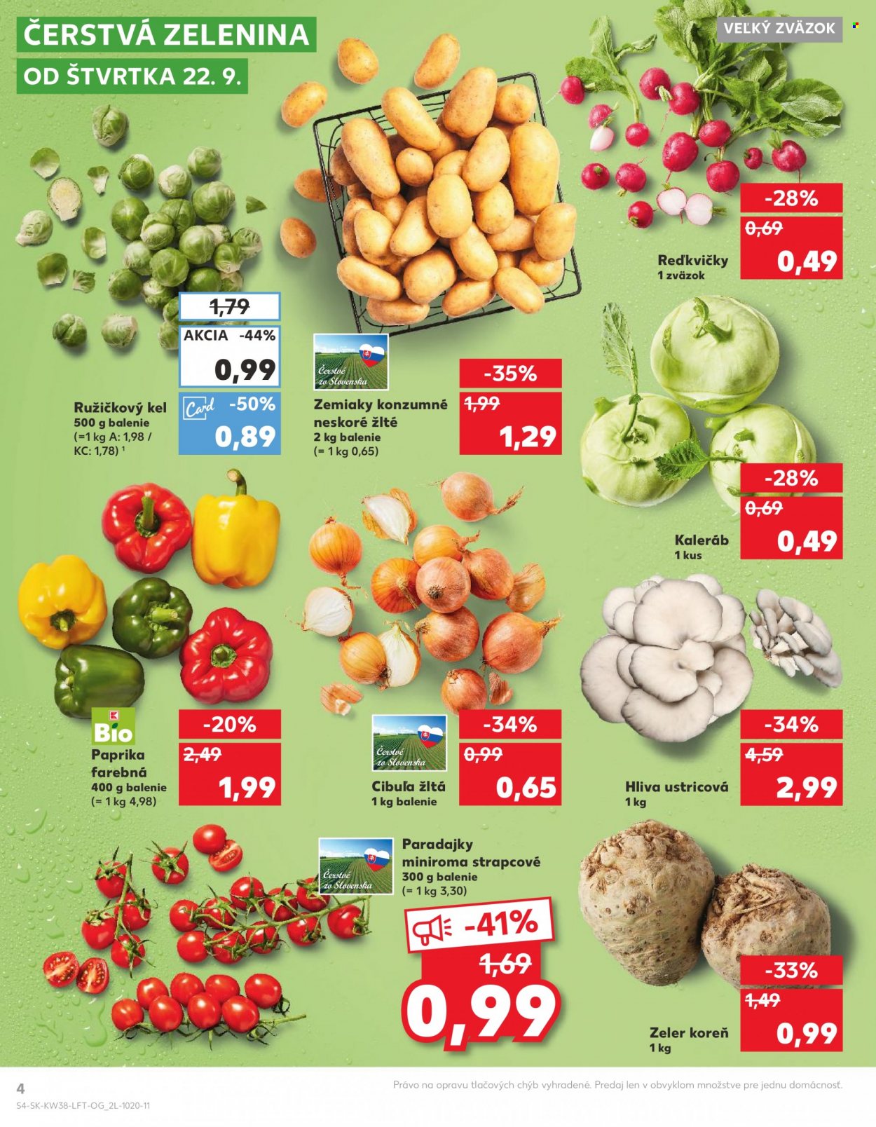 Leták Kaufland - 22.9.2022 - 28.9.2022. Strana 4