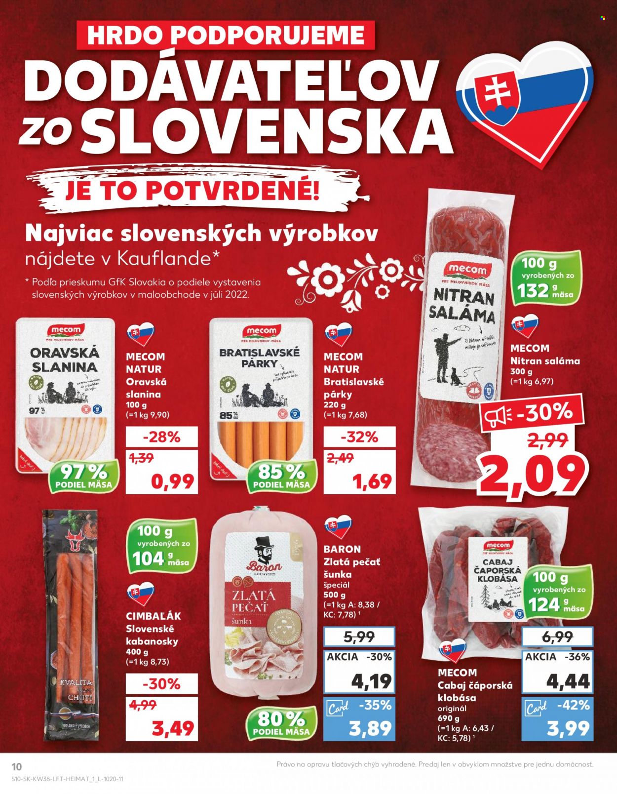 Leták Kaufland - 22.9.2022 - 28.9.2022. Strana 10