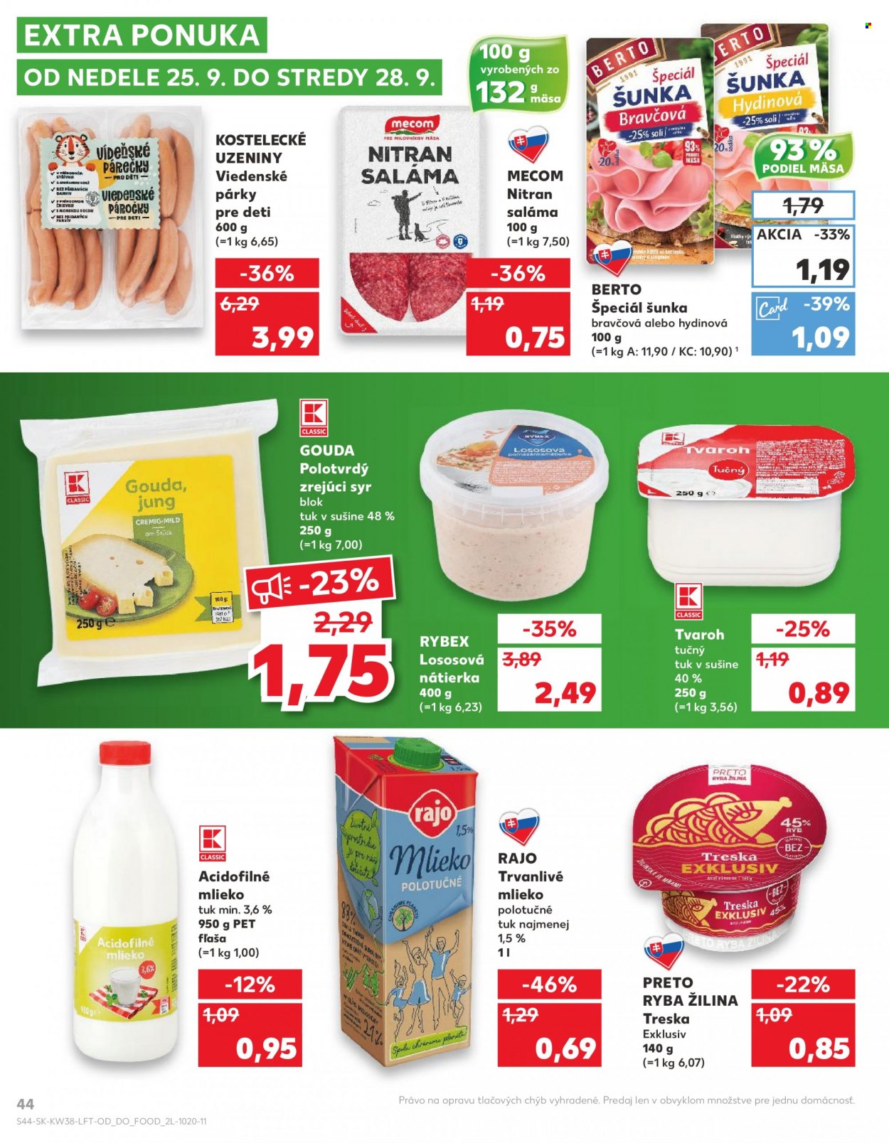 Leták Kaufland - 22.9.2022 - 28.9.2022. Strana 44