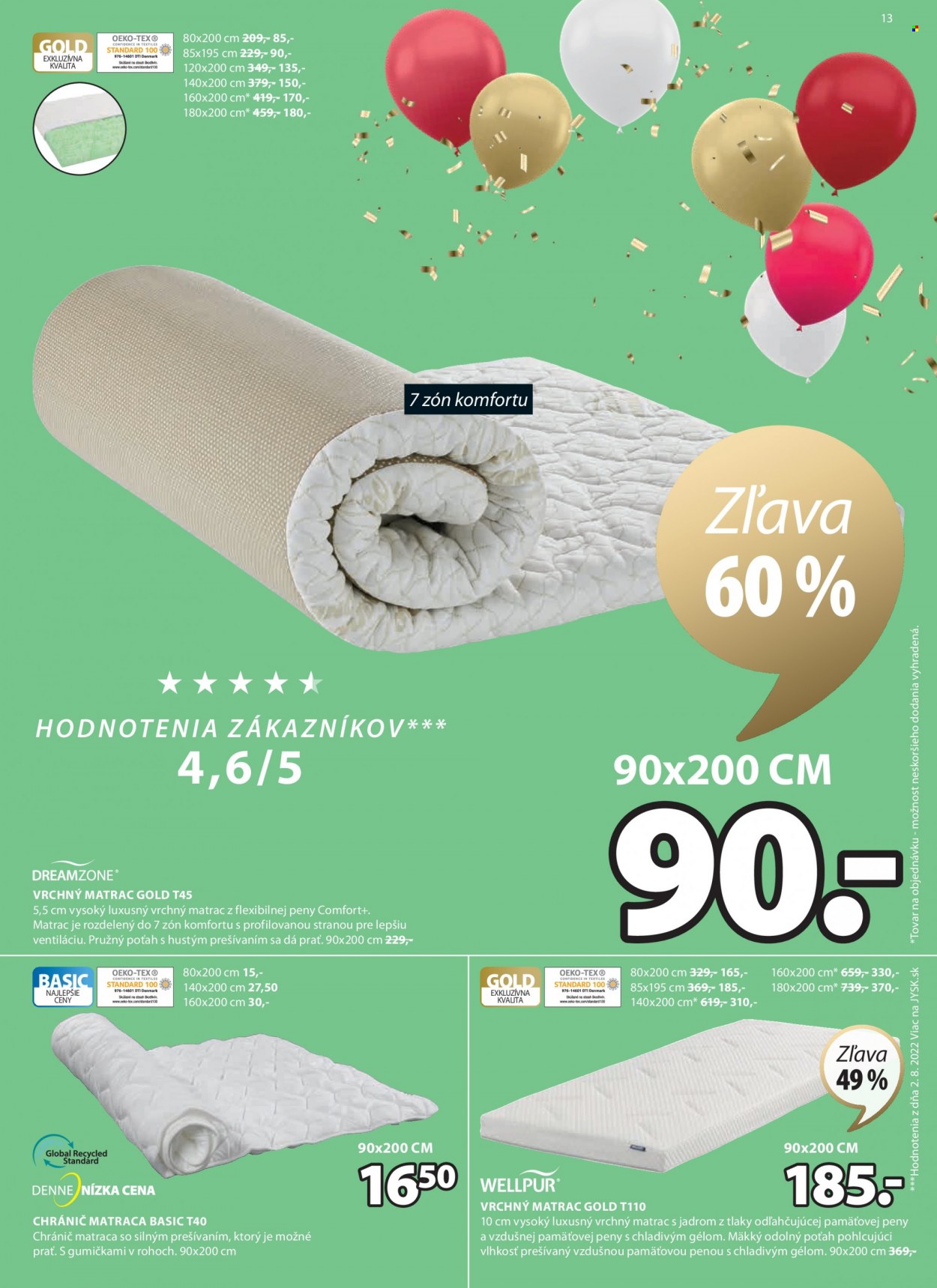 Leták JYSK - 21.9.2022 - 18.10.2022. Strana 13