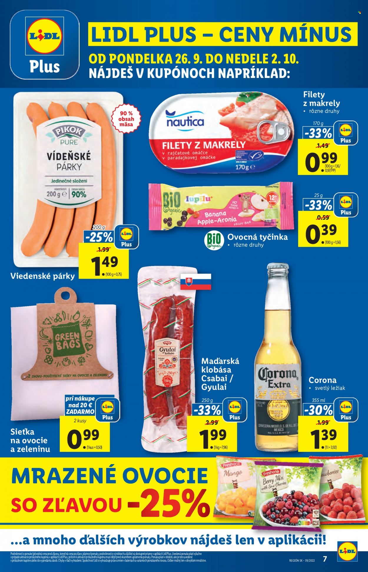Leták Lidl - 26.9.2022 - 2.10.2022. Strana 7