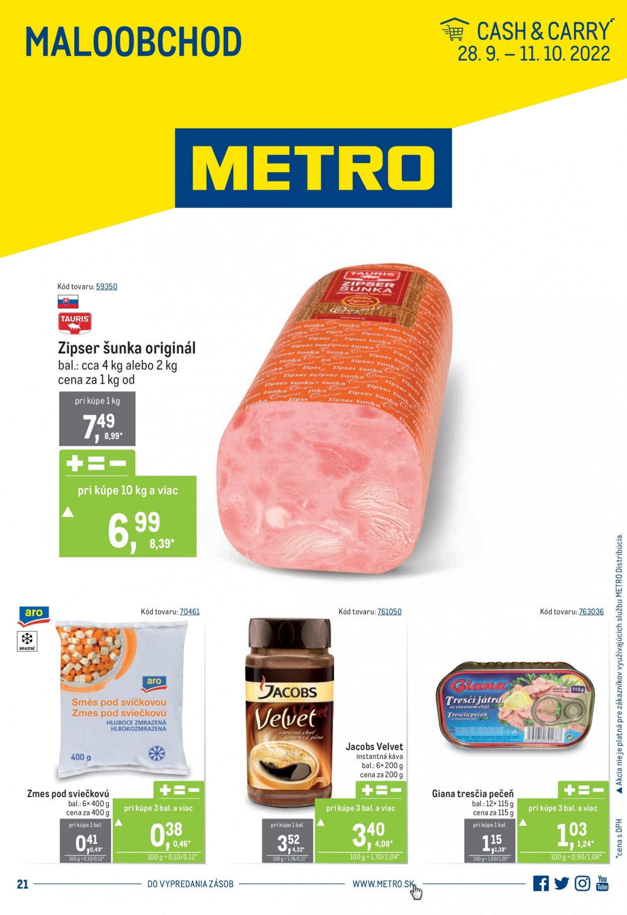 Leták Metro - 28.9.2022 - 11.10.2022. Strana 1