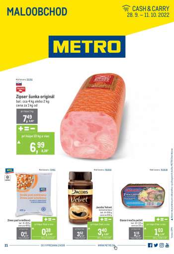 Leták Metro - 28.9.2022 - 11.10.2022.