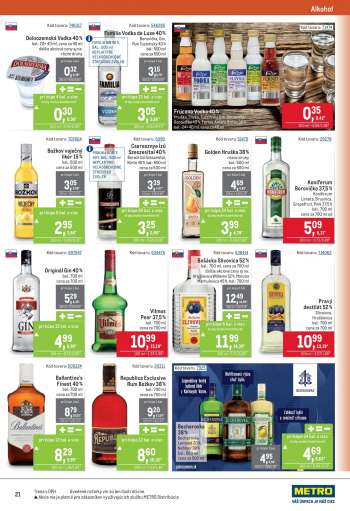 thumbnail - Frucona Vodka 40 % Hruška, Slivka, Tuzemský Um, Slovenská Borovička 40 %, Fernet Amaro Bitter 38 % bal.: 24× 40 ml, cena za 40 ml