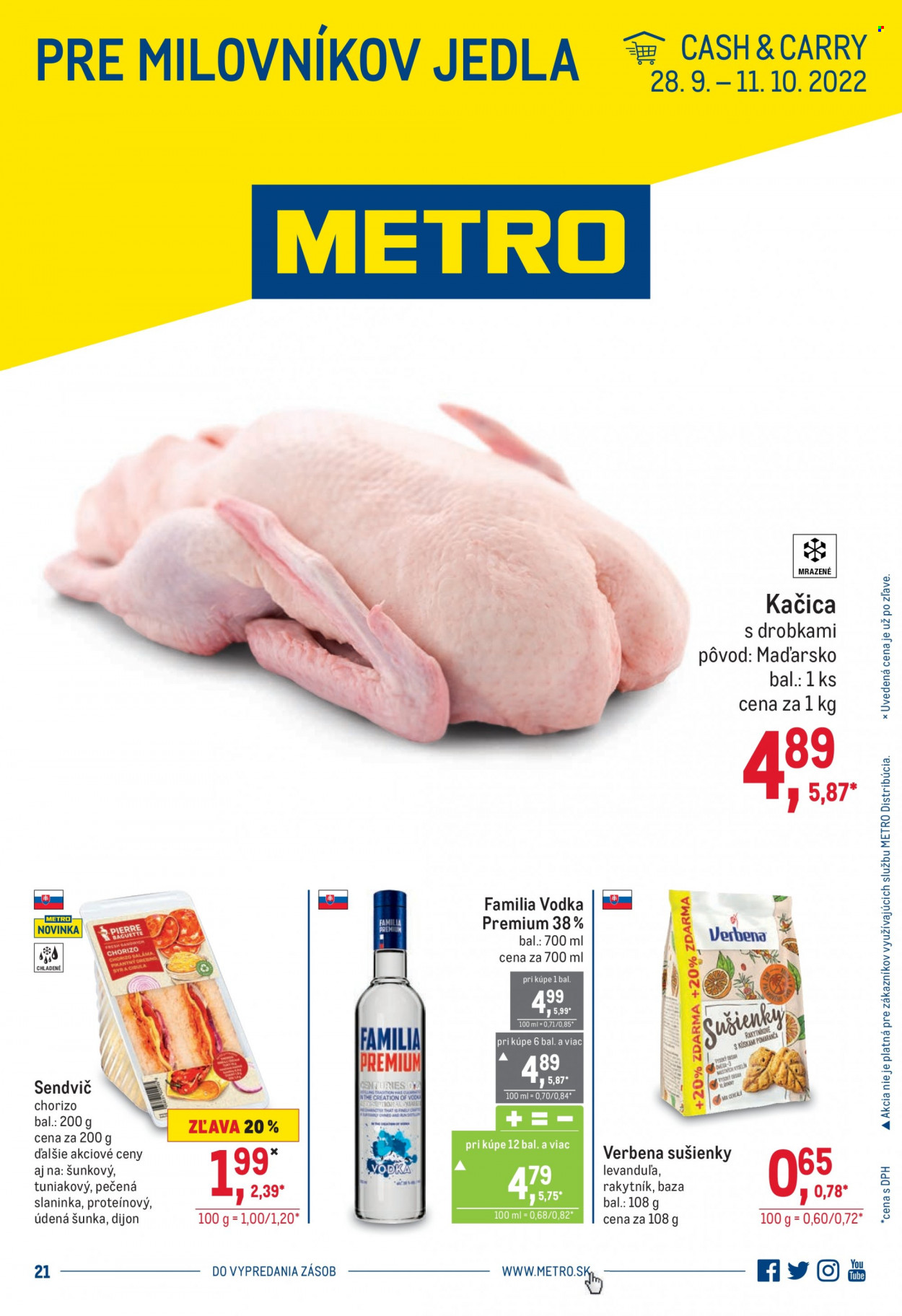 Leták Metro - 28.9.2022 - 11.10.2022. Strana 1