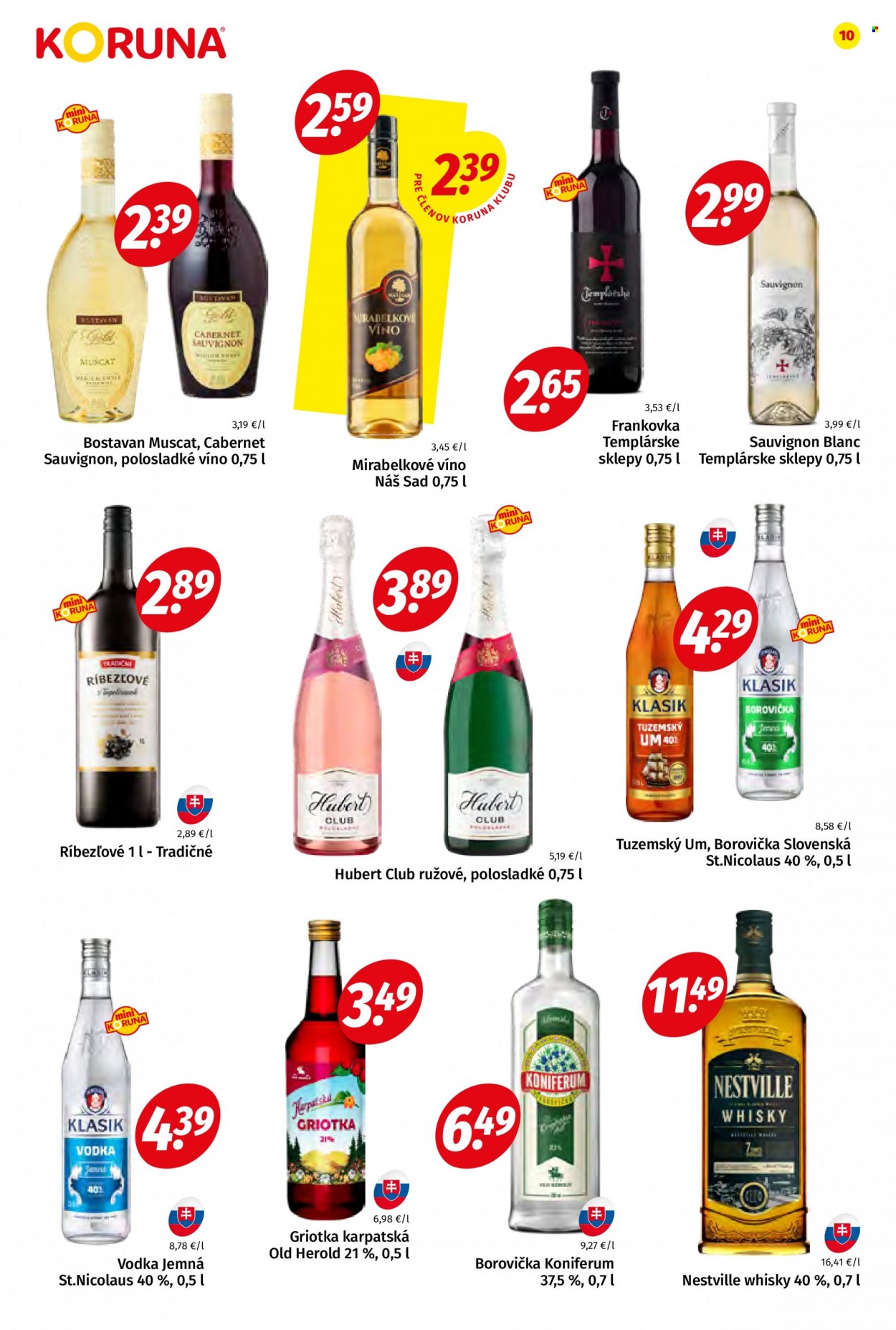 Leták Potraviny KORUNA - 23.9.2022 - 5.10.2022. Strana 10