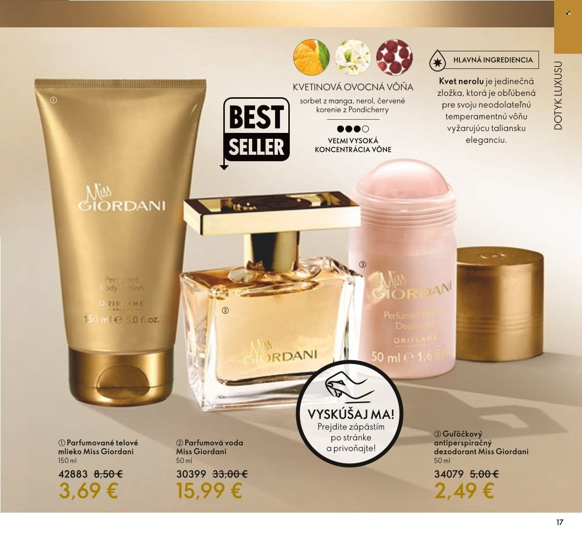 Leták Oriflame - 12.10.2022 - 1.11.2022. Strana 17