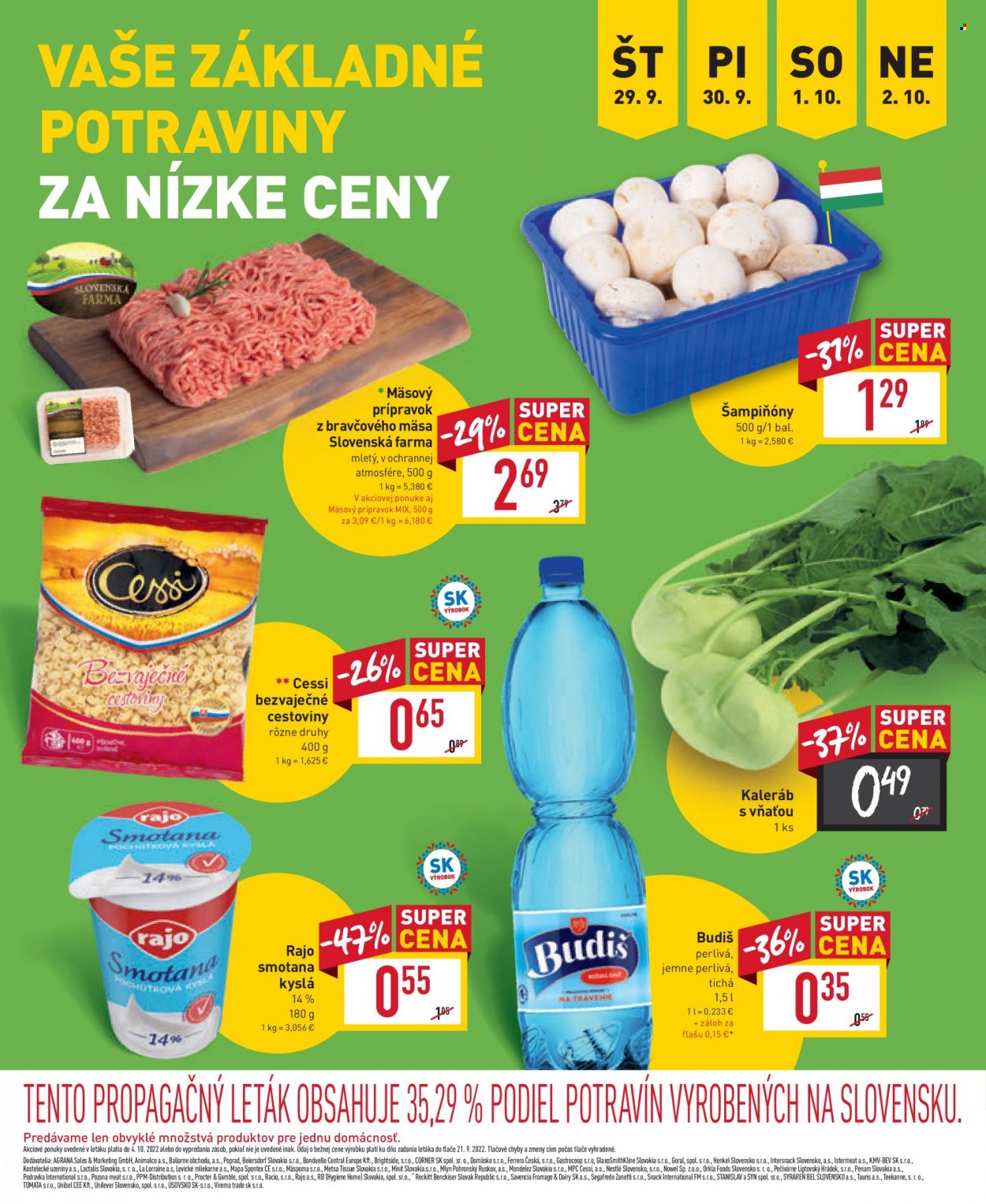 Leták Billa - 28.9.2022 - 4.10.2022. Strana 2