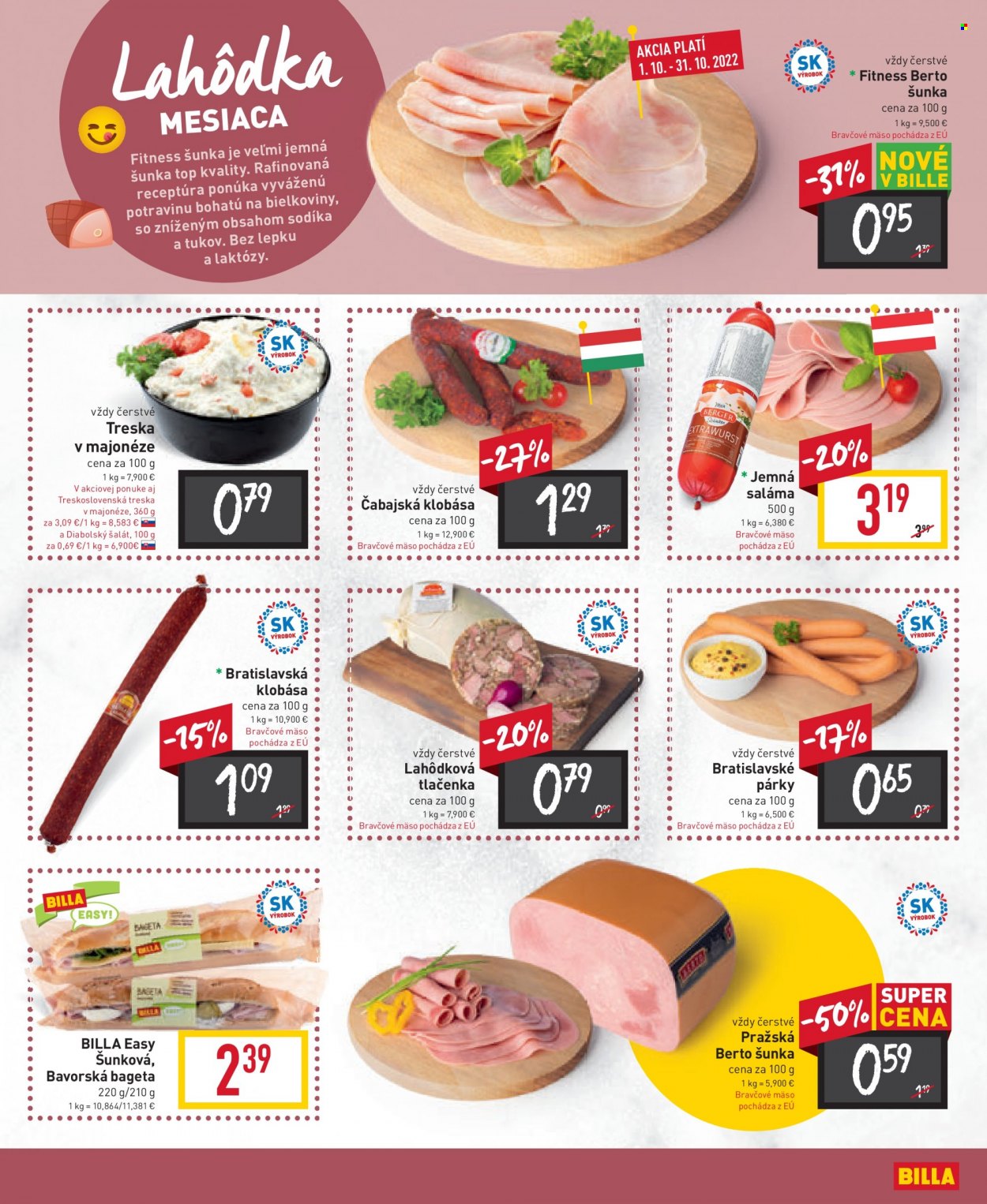 Leták Billa - 28.9.2022 - 4.10.2022. Strana 6