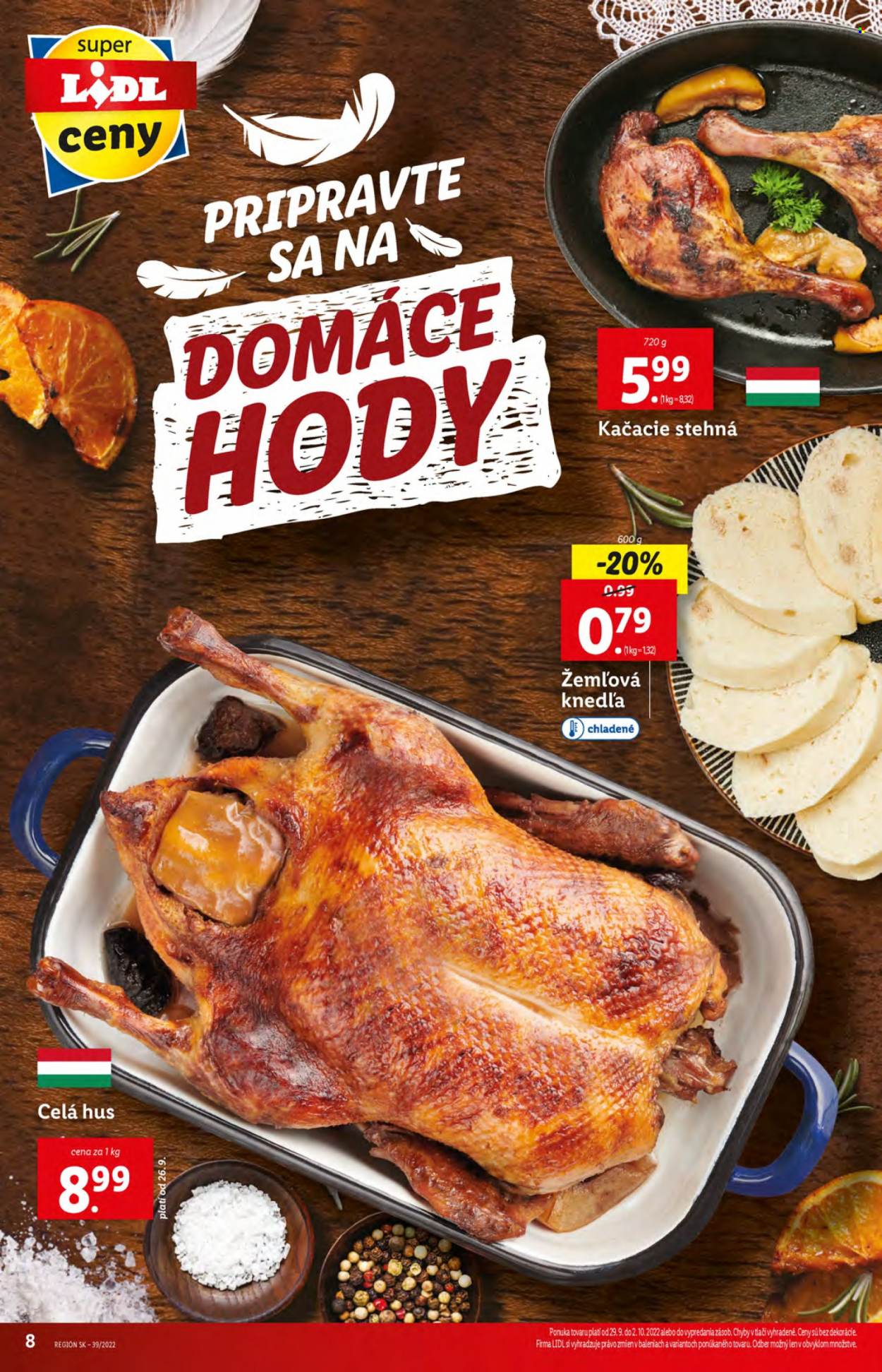 Leták Lidl - 29.9.2022 - 2.10.2022. Strana 8
