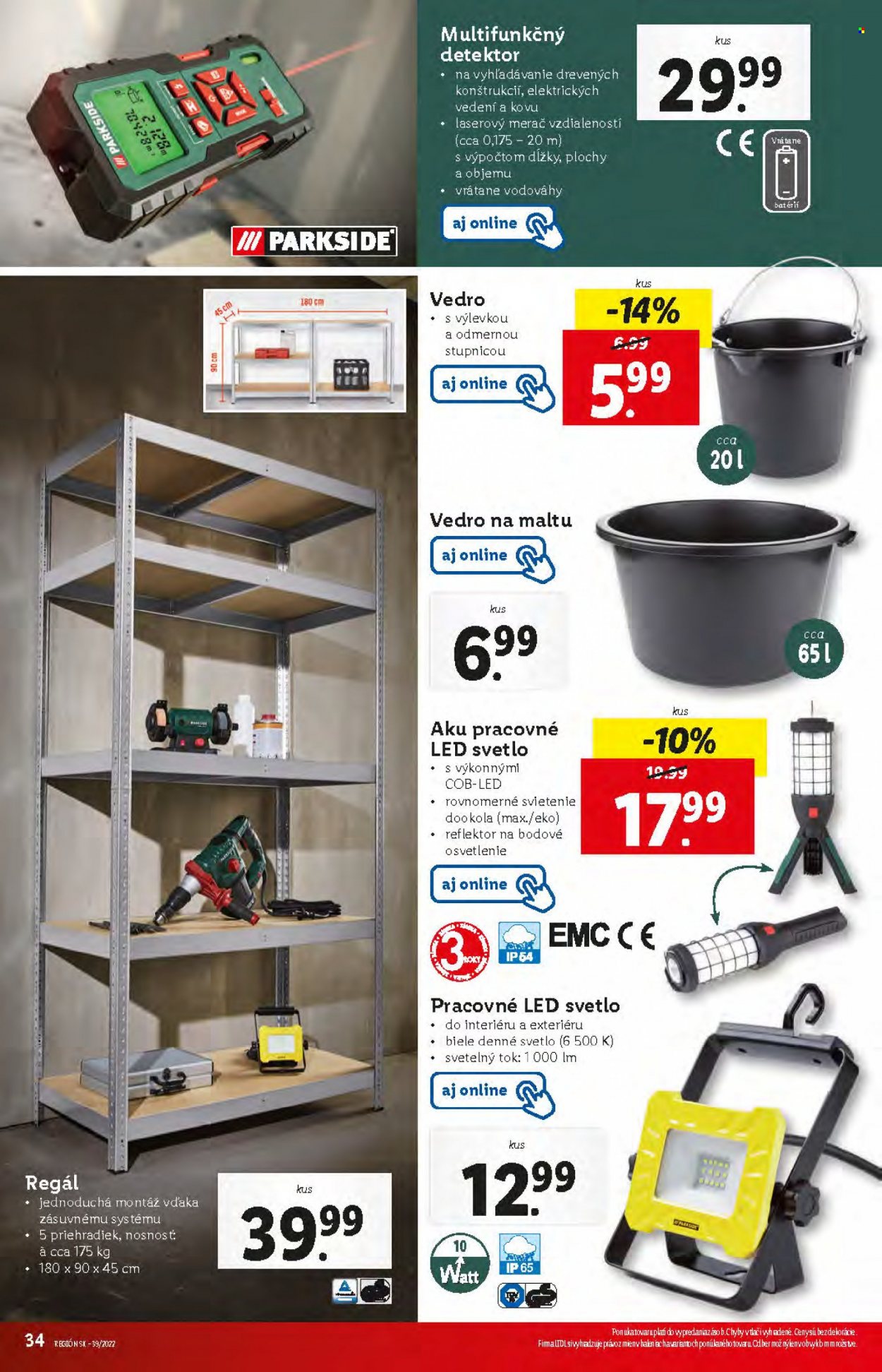 Leták Lidl - 29.9.2022 - 2.10.2022. Strana 34