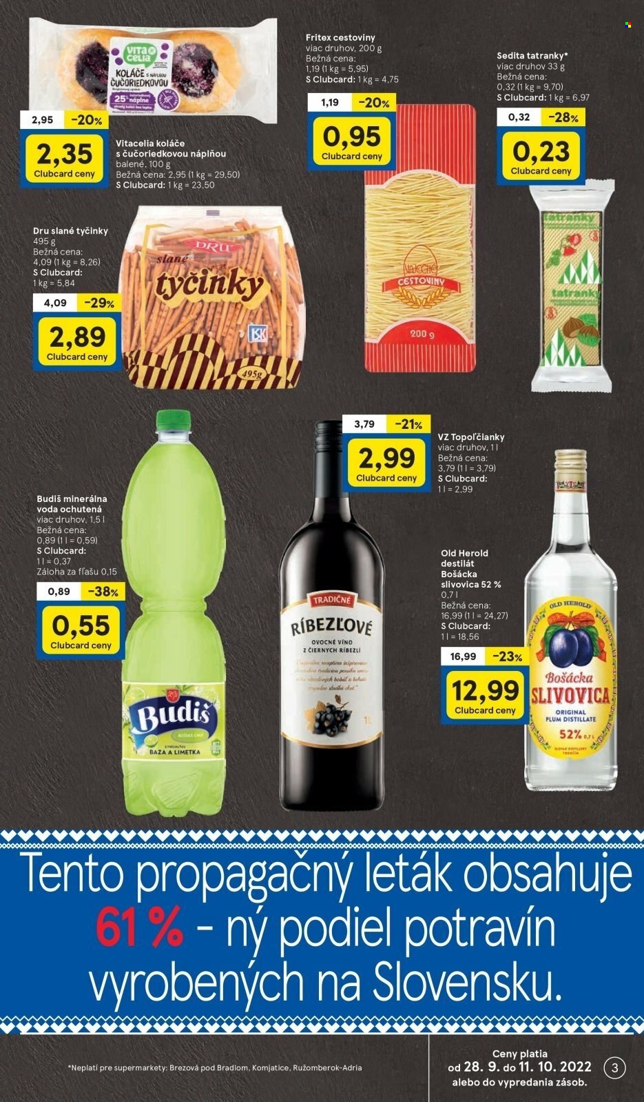 Leták TESCO supermarket - 28.9.2022 - 4.10.2022. Strana 3
