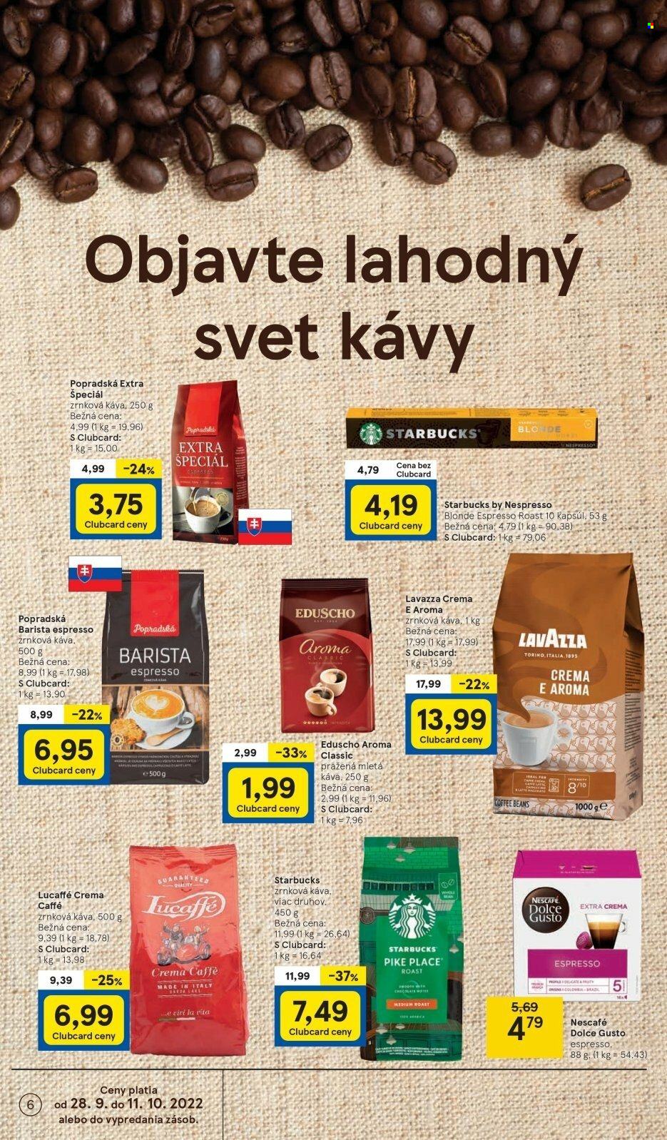 Leták TESCO supermarket - 28.9.2022 - 4.10.2022. Strana 6