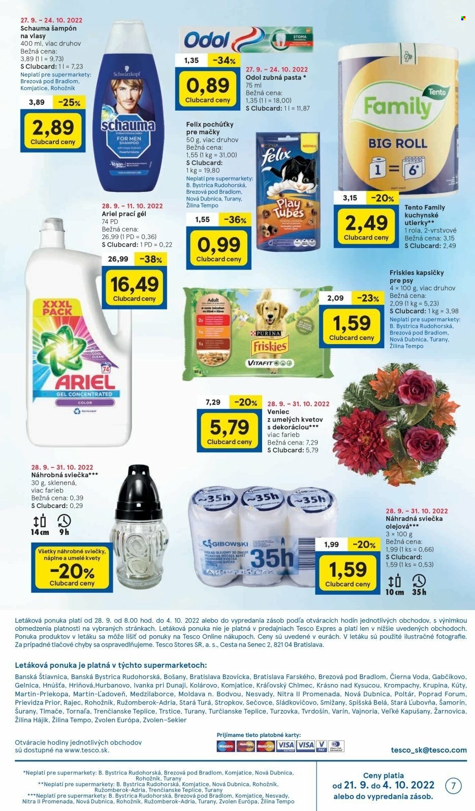 Leták TESCO supermarket - 28.9.2022 - 4.10.2022. Strana 7