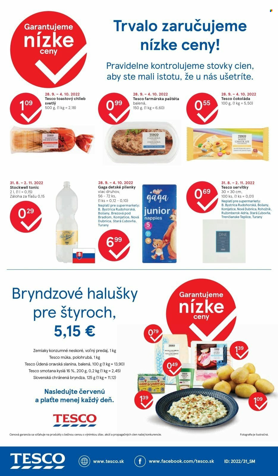 Leták TESCO supermarket - 28.9.2022 - 4.10.2022. Strana 8