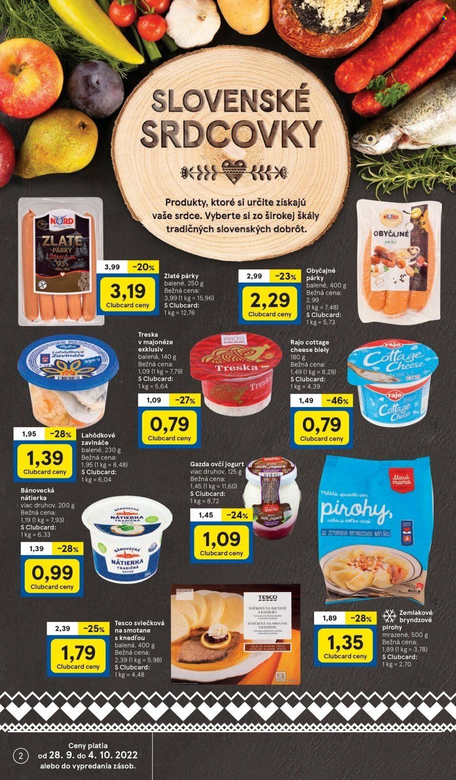 Leták TESCO - 28.9.2022 - 4.10.2022. Strana 2
