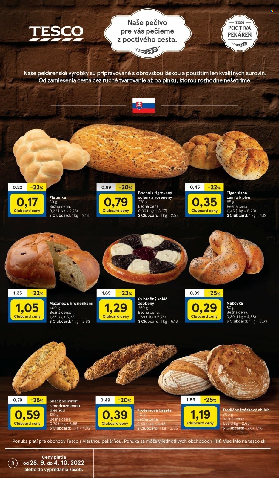 Leták TESCO - 28.9.2022 - 4.10.2022. Strana 8