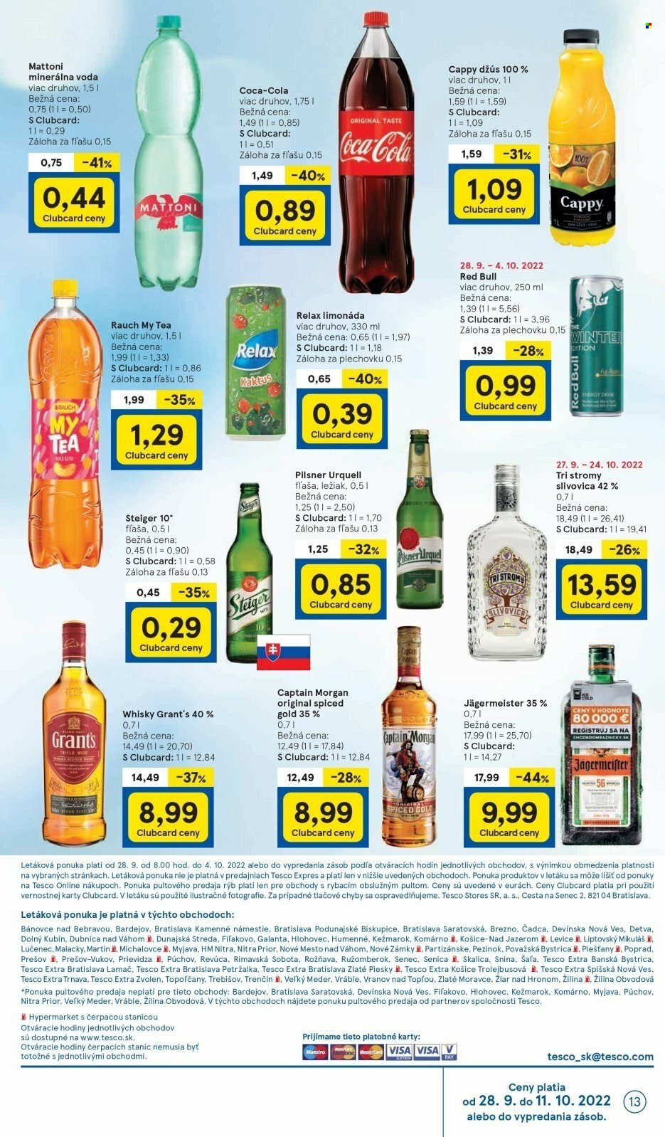 Leták TESCO - 28.9.2022 - 4.10.2022. Strana 13