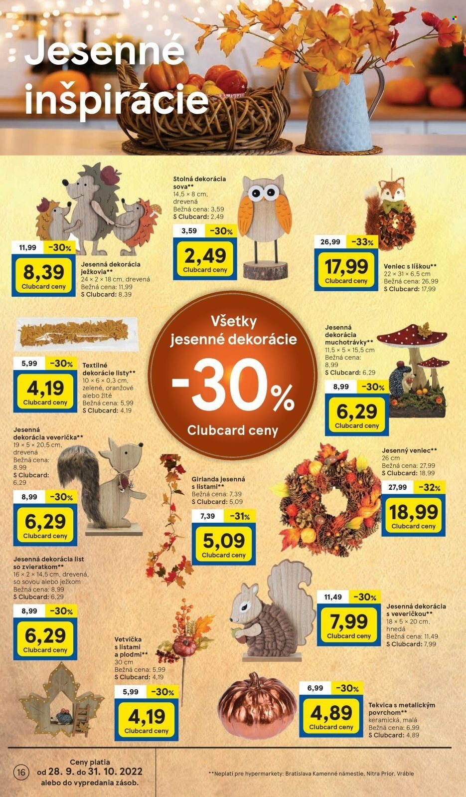 Leták TESCO - 28.9.2022 - 4.10.2022. Strana 16