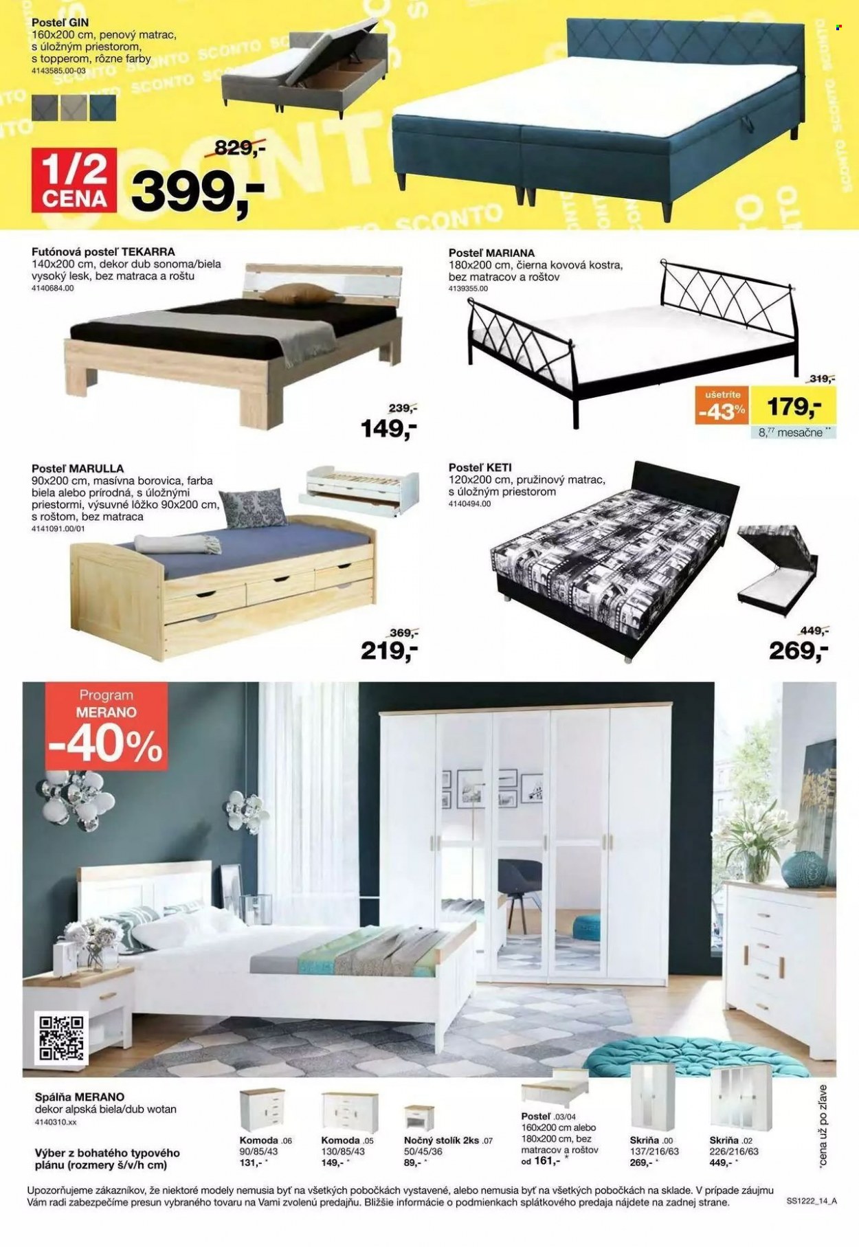 Leták Sconto nábytok - 23.9.2022 - 13.10.2022. Strana 14